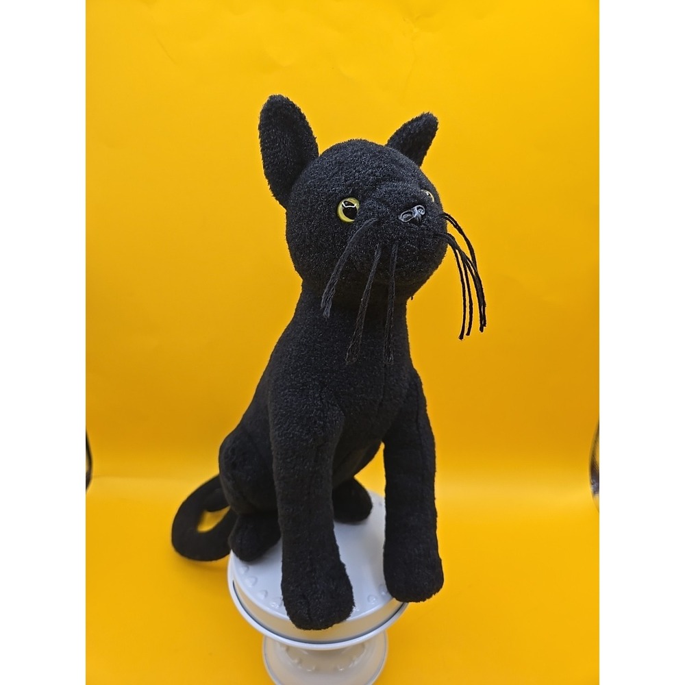 Savoy Hotel London Kaspar The Lucky Black Cat Plush 9" Rare Excellent Free Ship